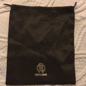 Roberto Cavalli brown shoe duster bag